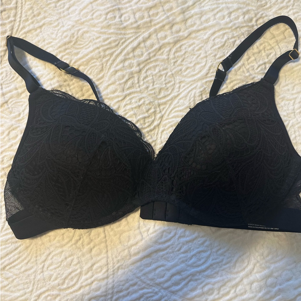 Lively - The Lace No-Wire Push-Up: Jet Black